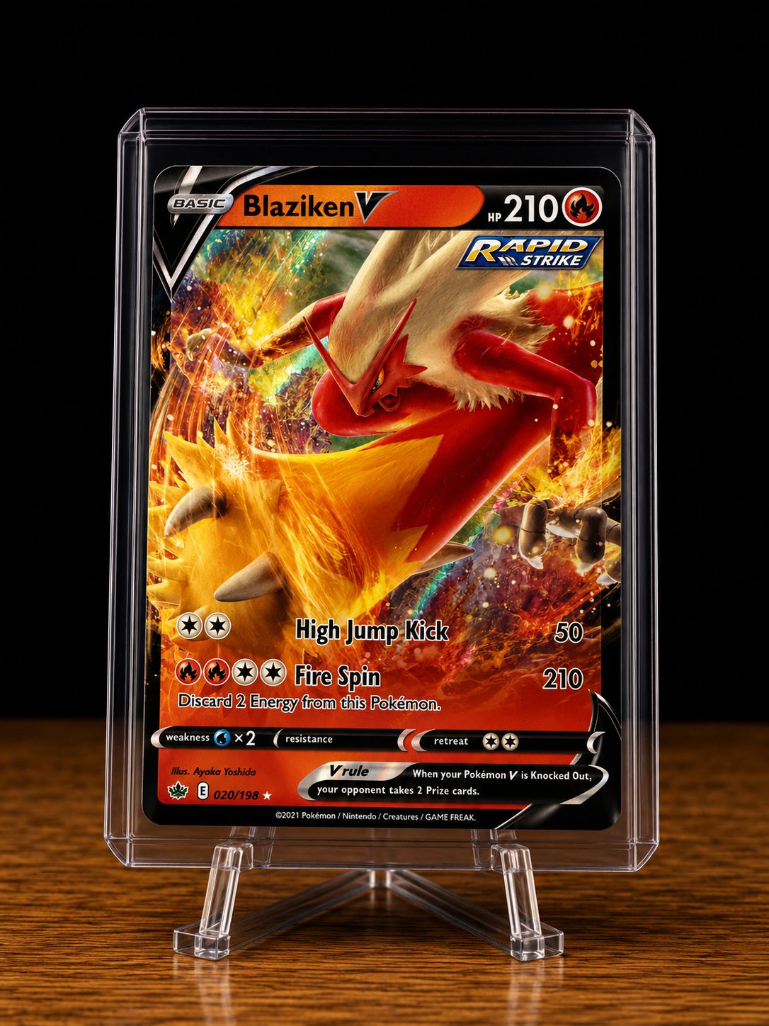 Frente da carta Blaziken V