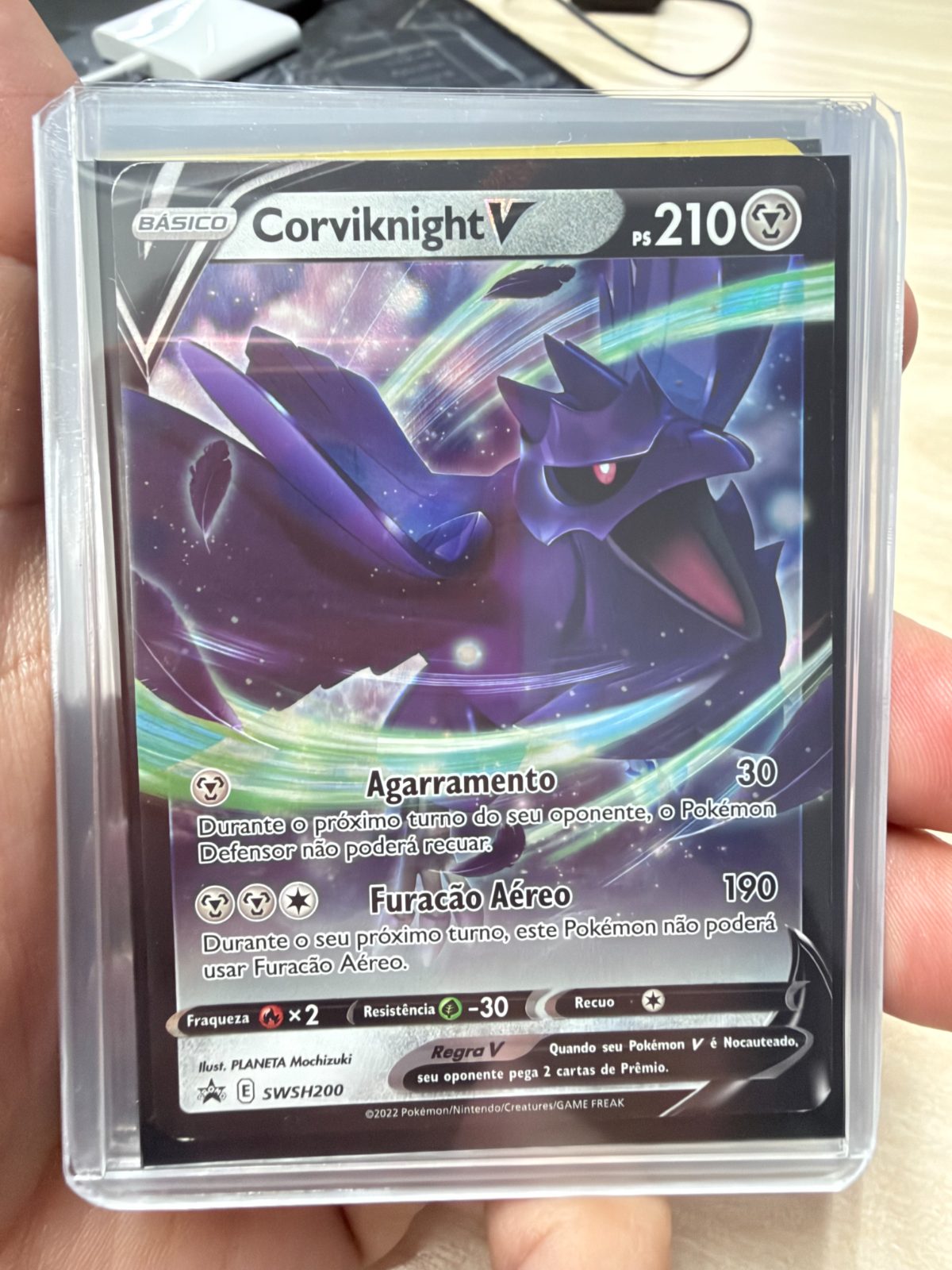 Frente da carta Corviknight V