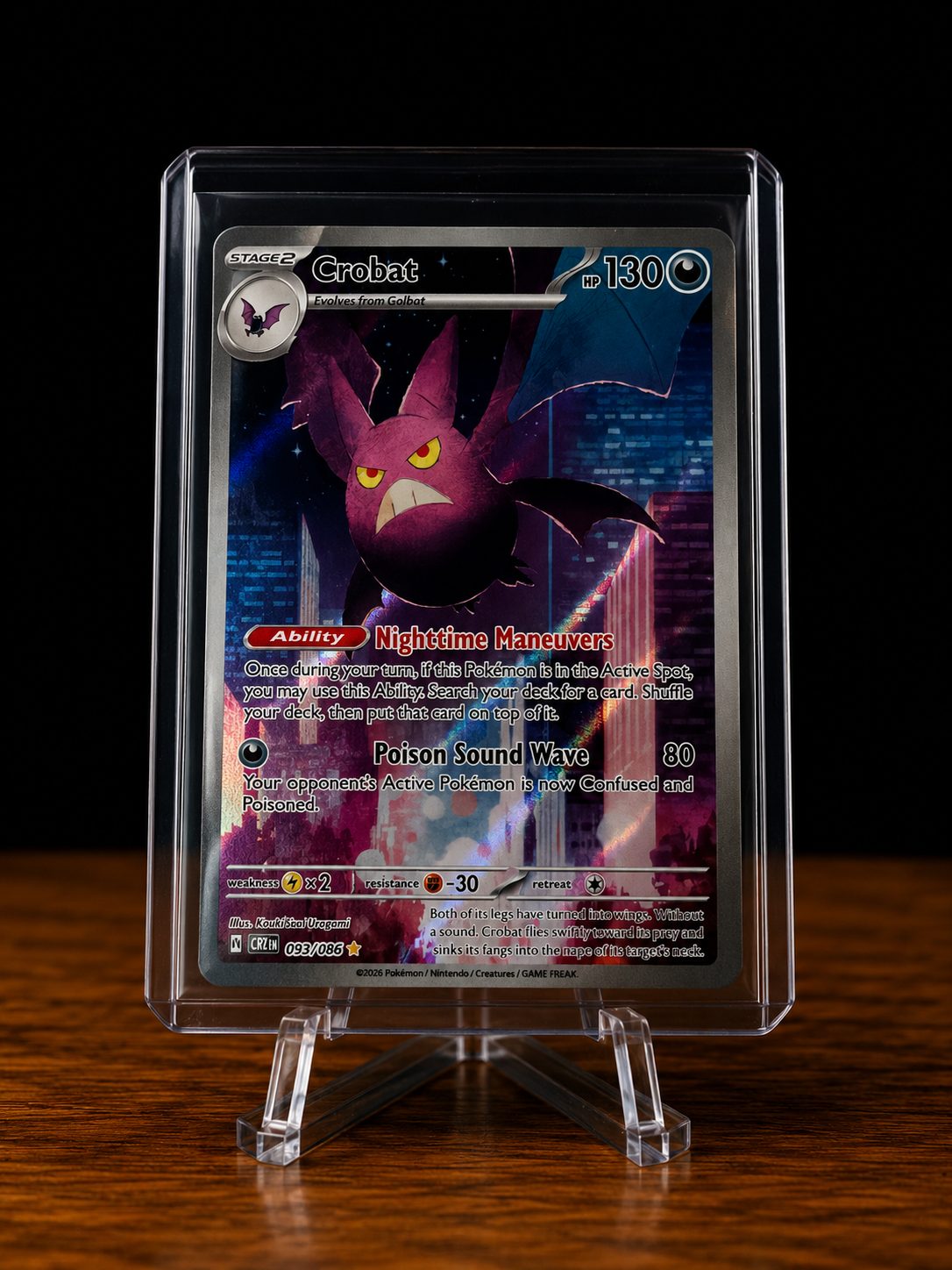 Frente da carta Crobat