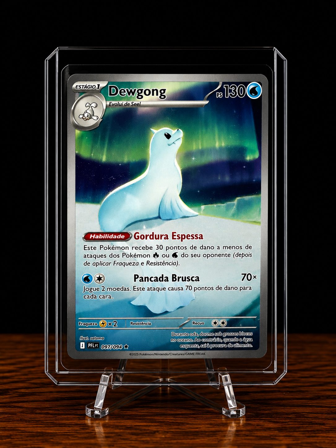 Frente da carta Dewgong