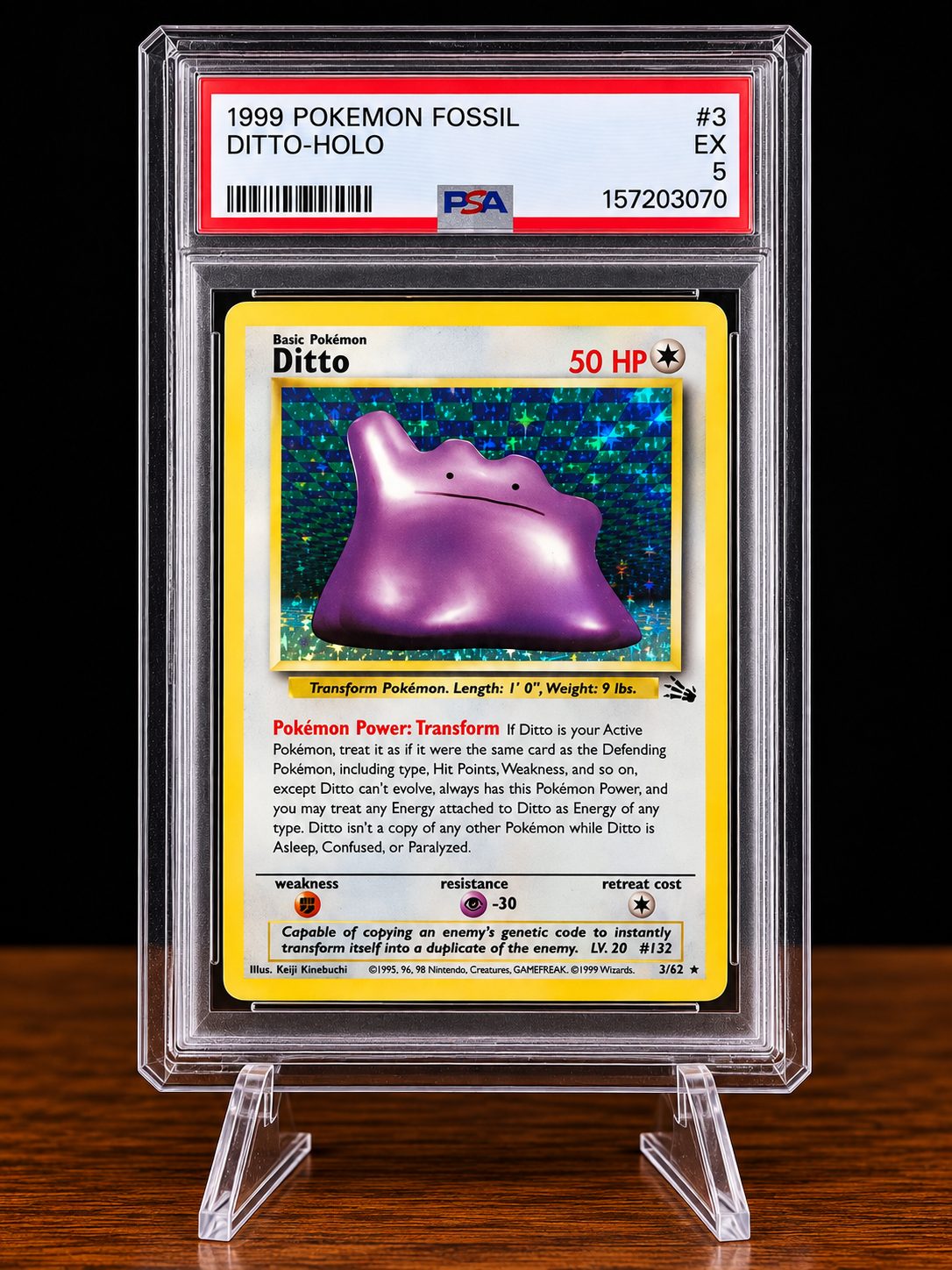 Frente da carta Ditto-Holo