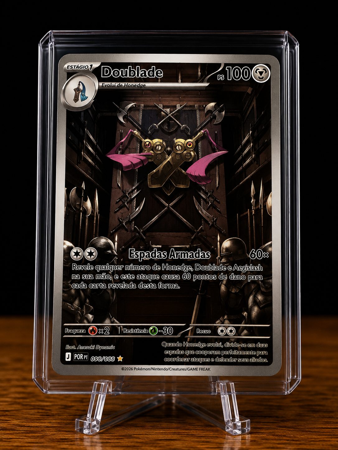 Frente da carta Doublade
