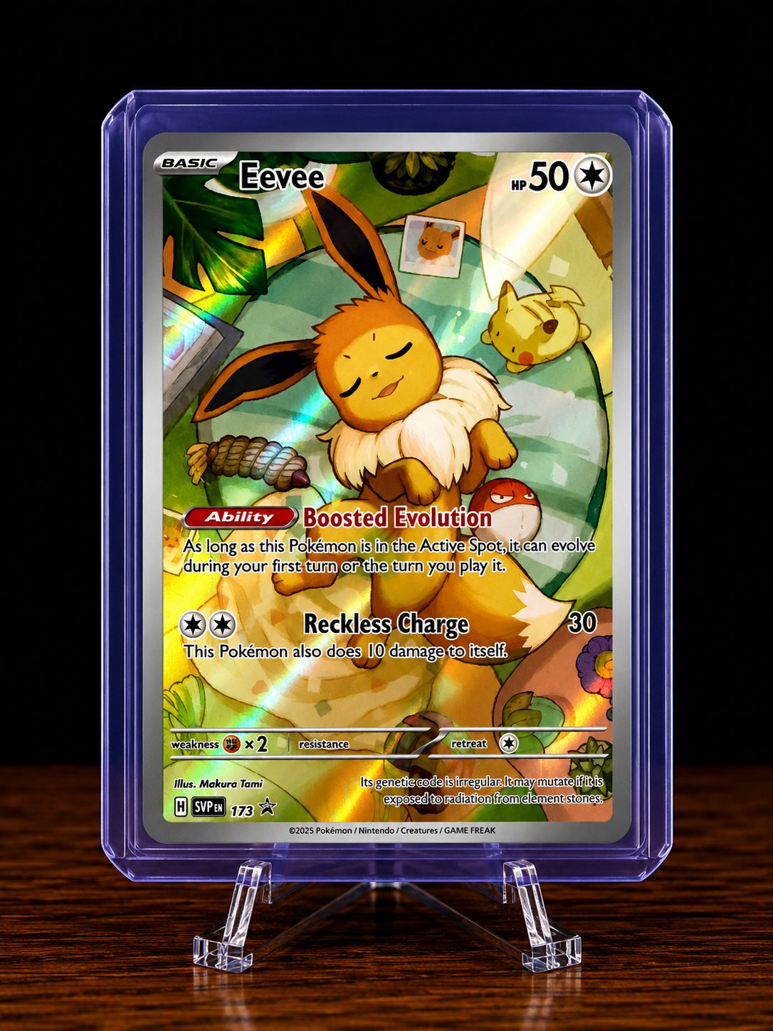 Frente da carta Eevee