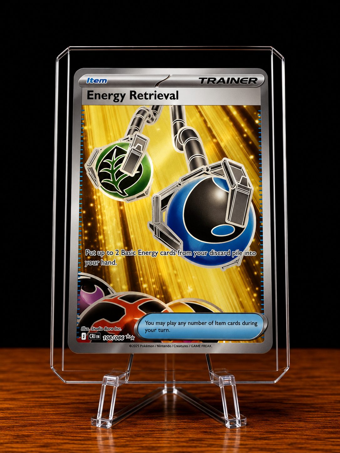 Frente da carta Energy Retrieval