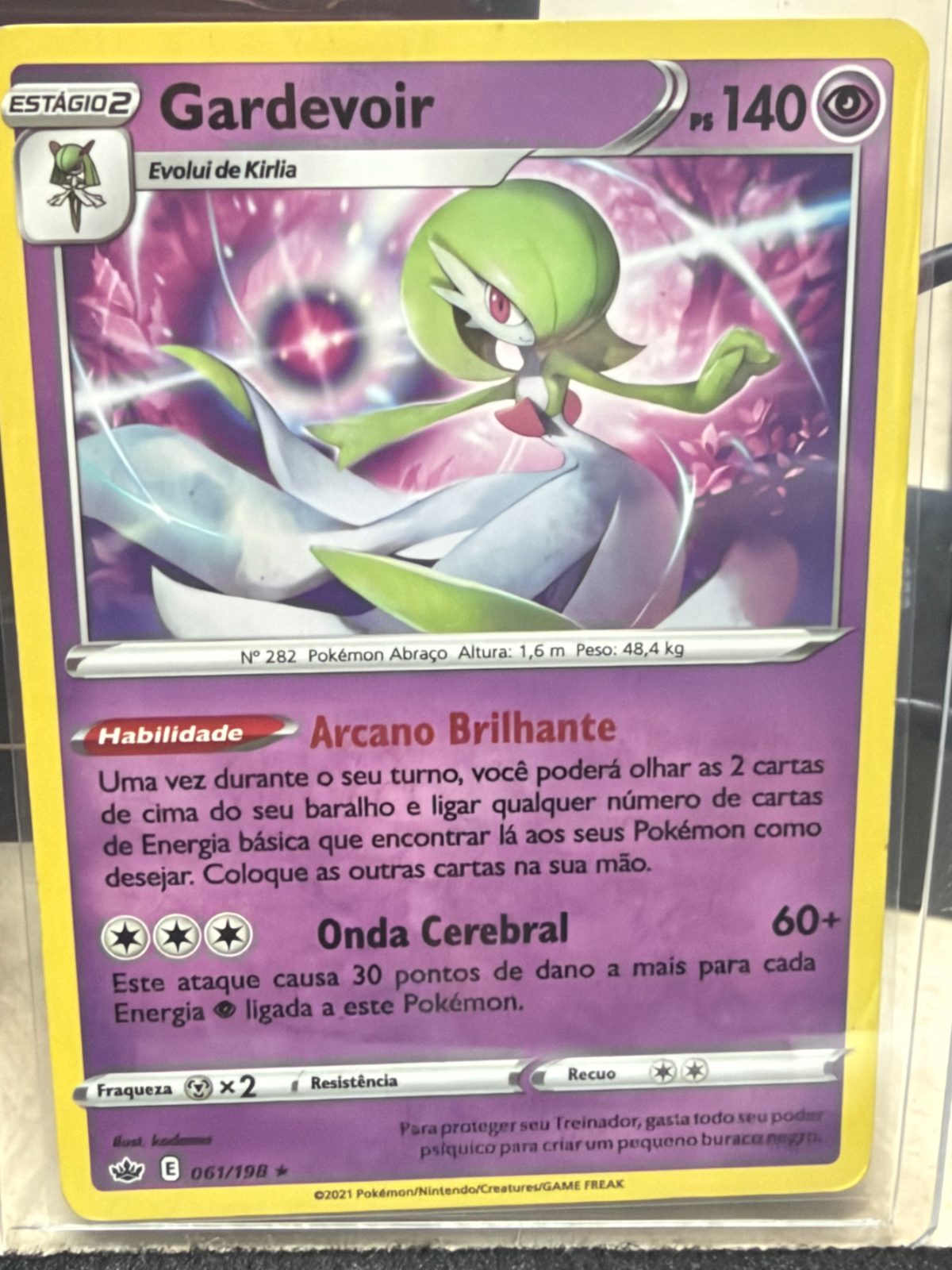 Frente da carta Gardevoir