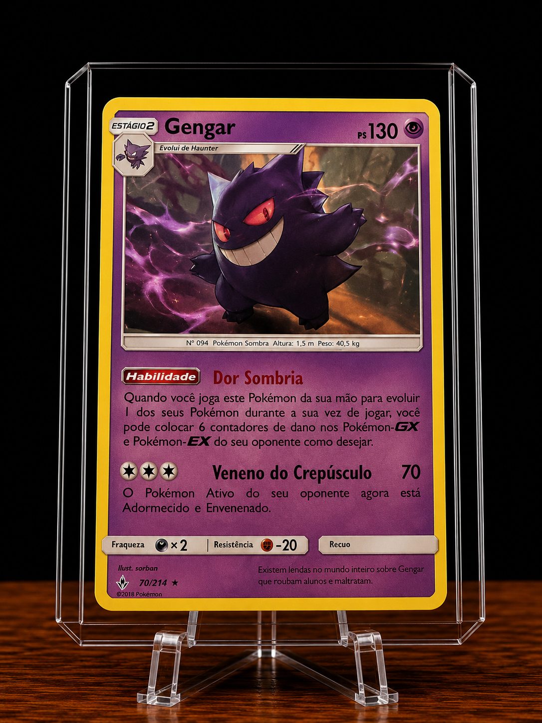 Frente da carta Gengar