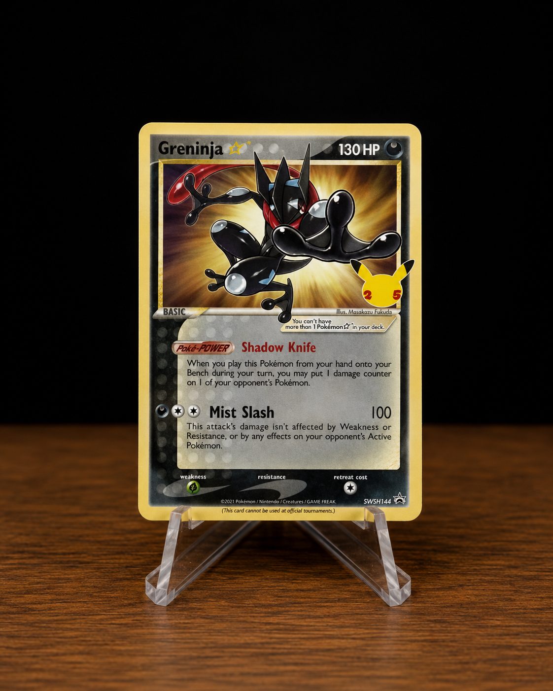 Frente da carta Greninja