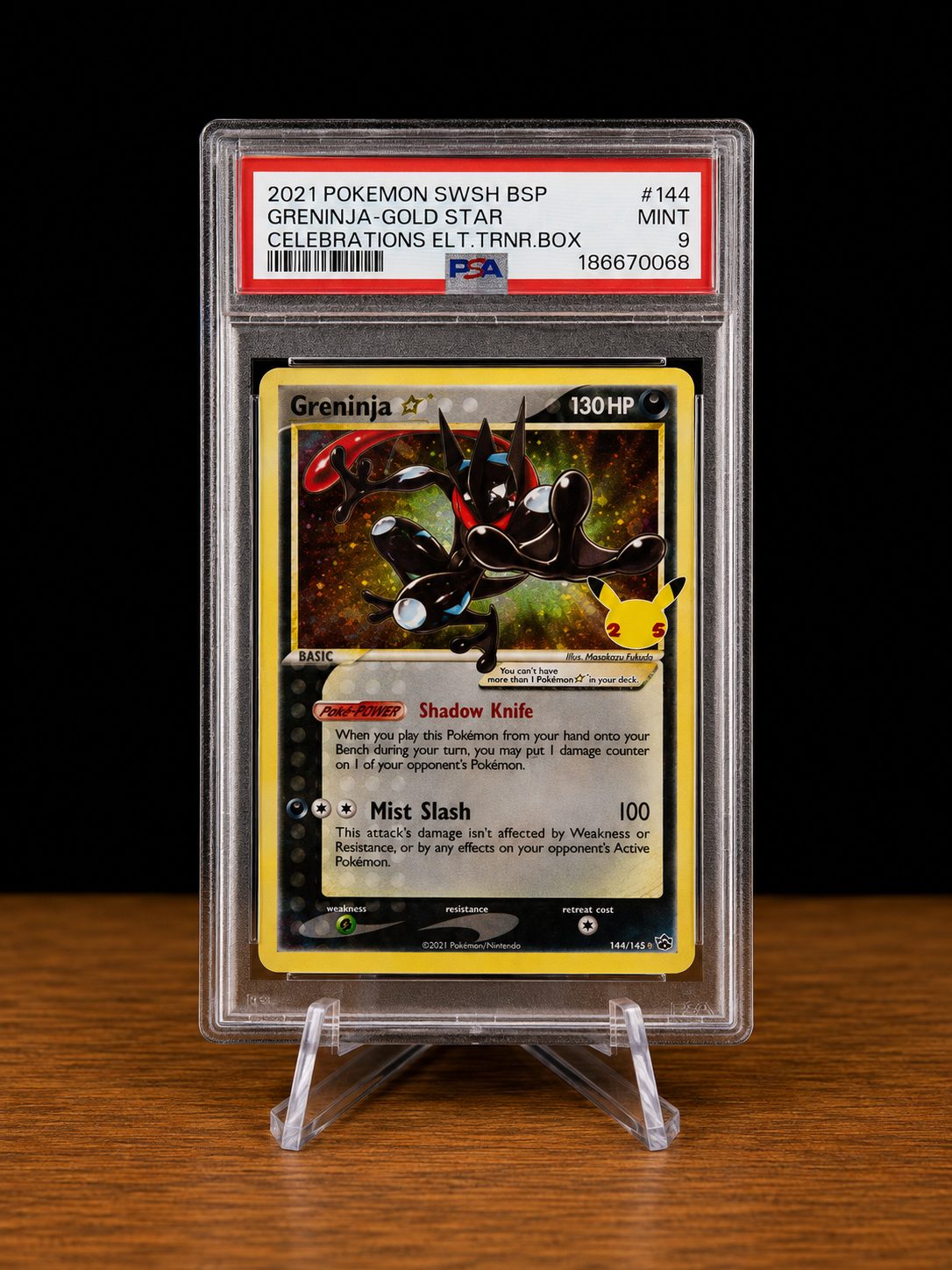 Frente da carta Greninja