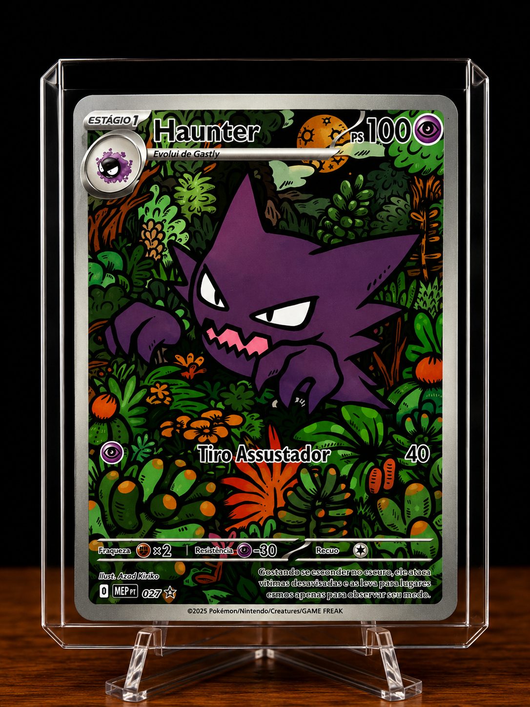 Frente da carta Haunter