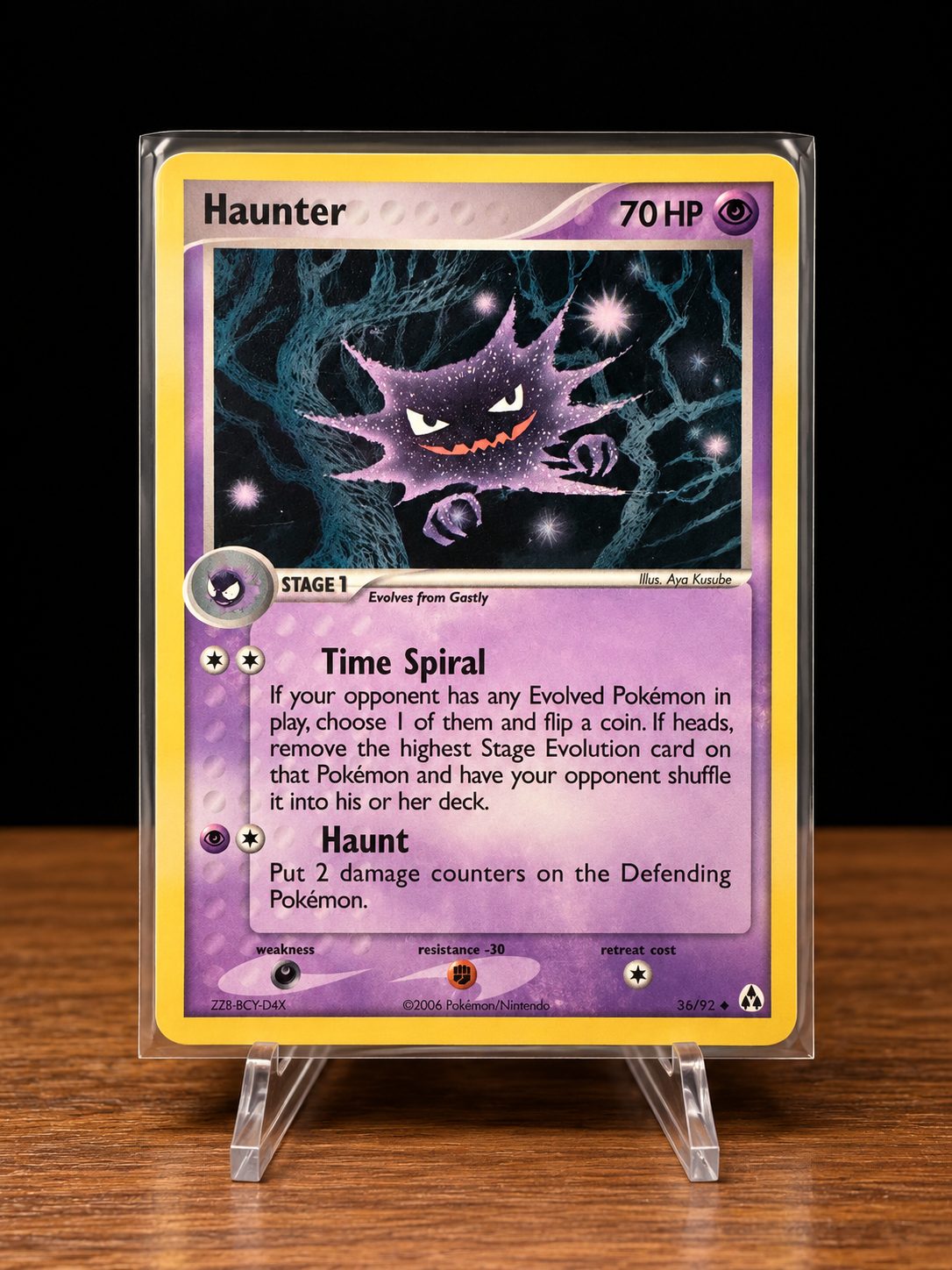 Frente da carta Haunter