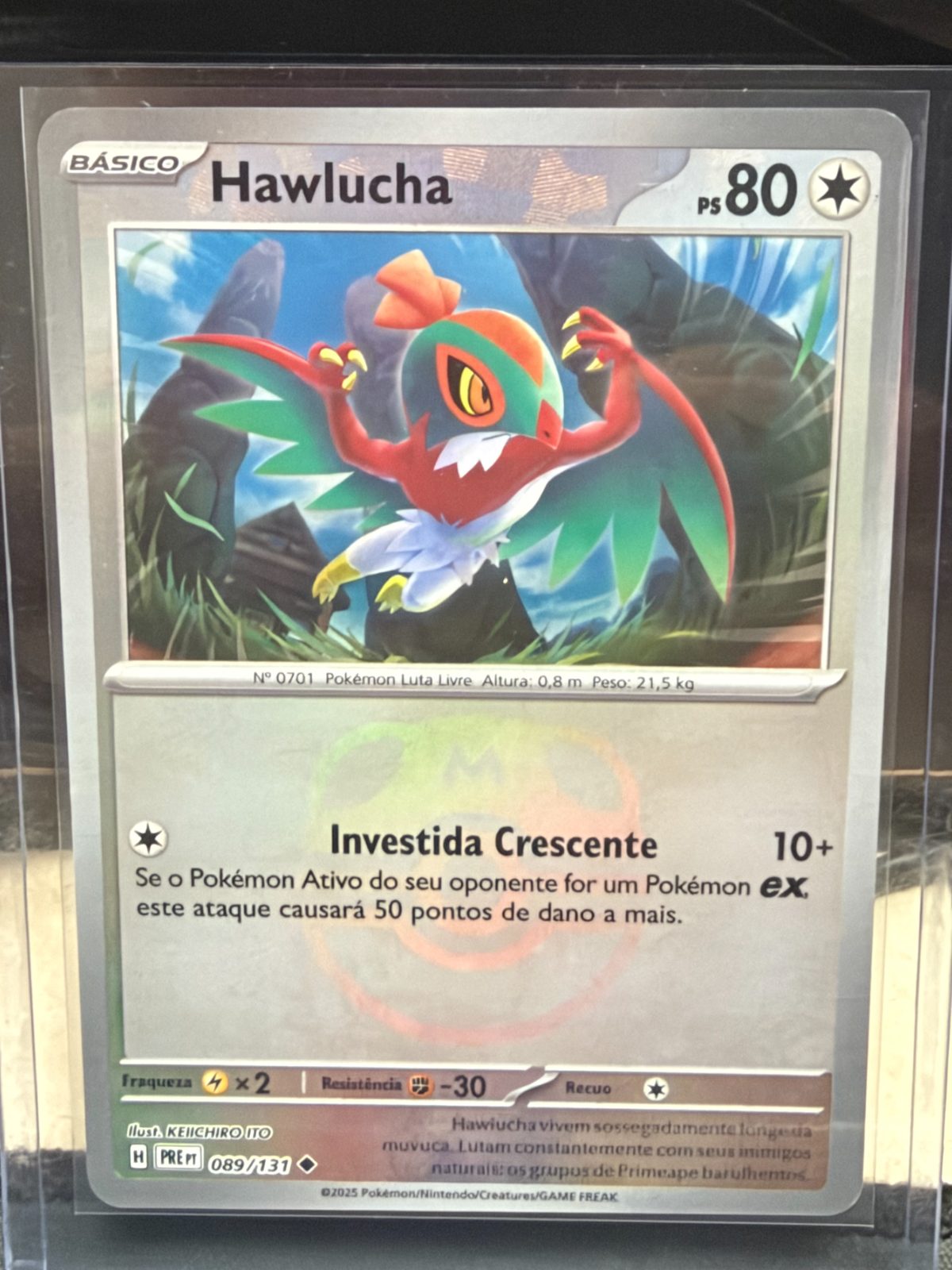 Frente da carta Hawlucha
