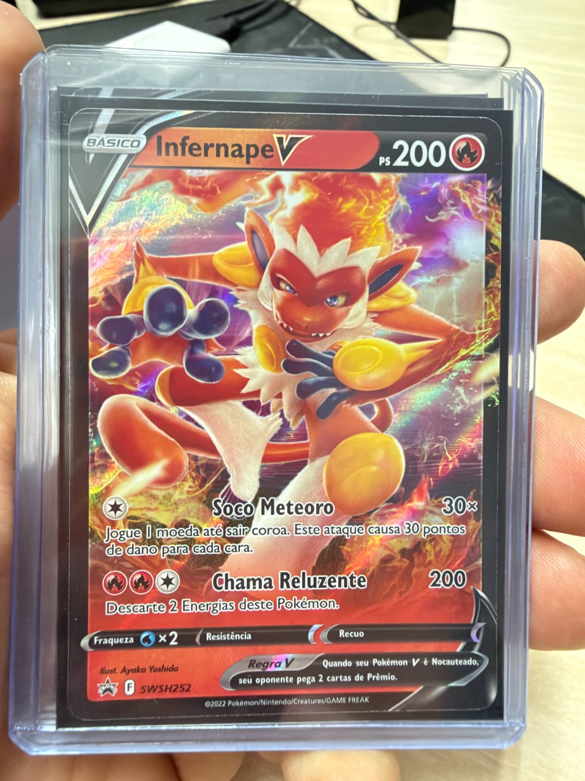 Frente da carta Infernape V