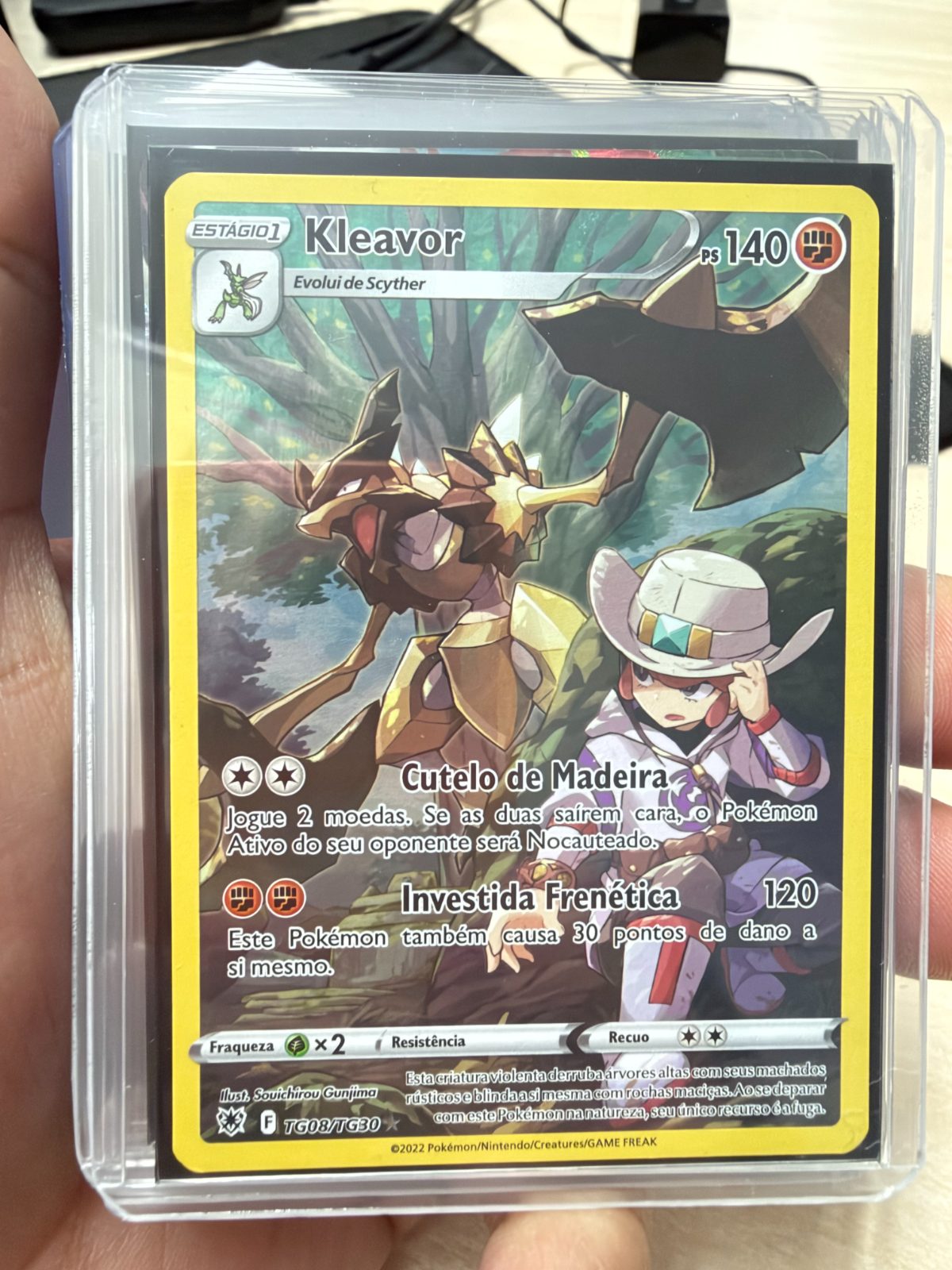 Frente da carta Kleavor