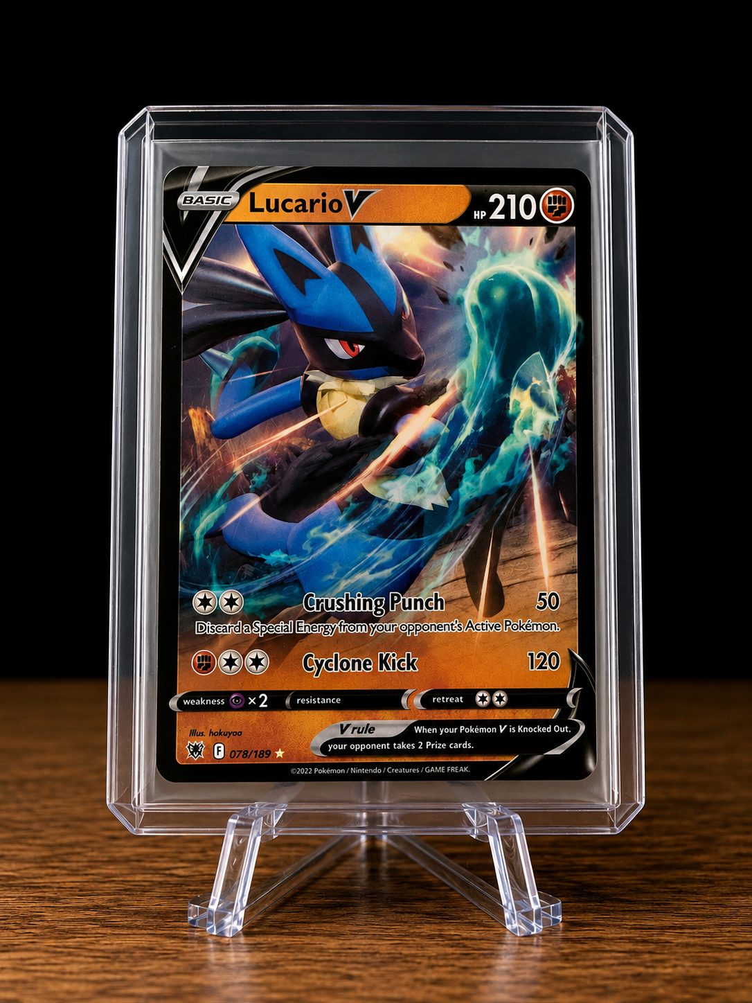 Frente da carta Lucario V