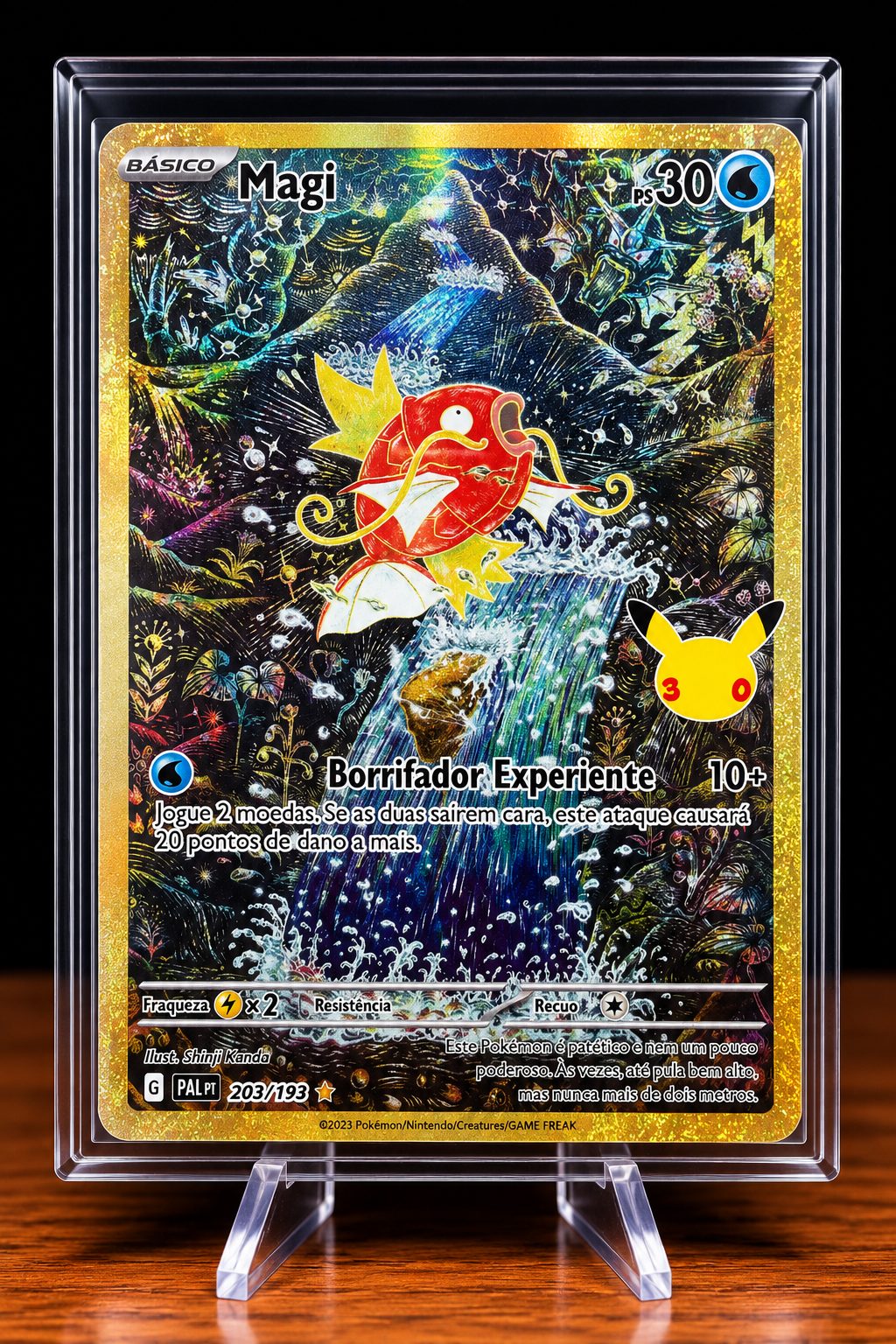 Frente da carta Magikarp