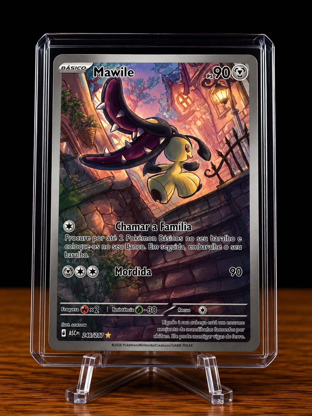 Frente da carta Mawile