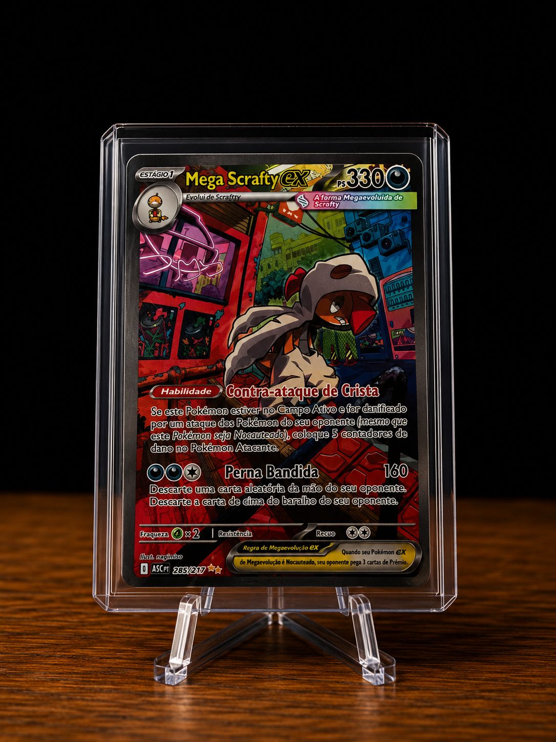 Frente da carta Mega Scrafty ex