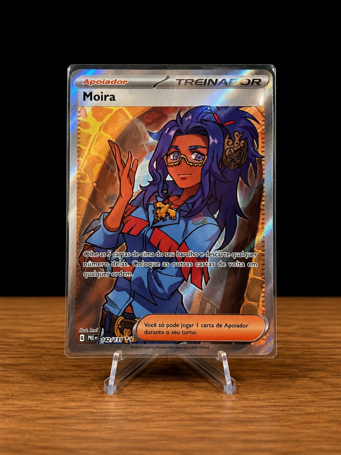 Frente da carta Moira