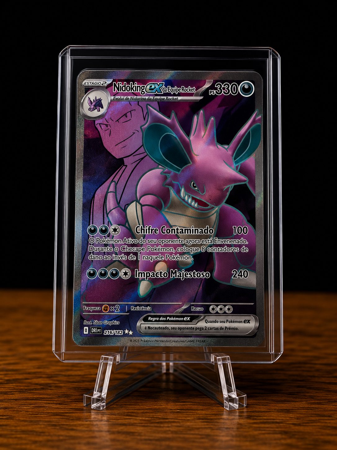 Nidoking ex da Equipe Rocket