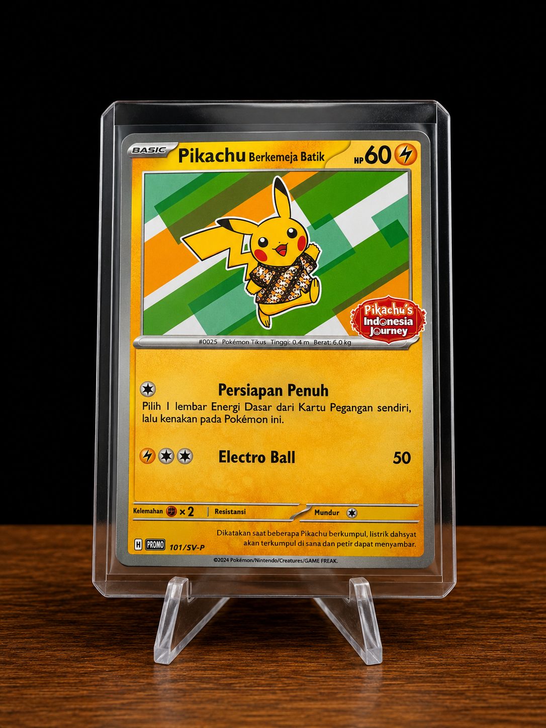 Pikachu Berkemeja Batik