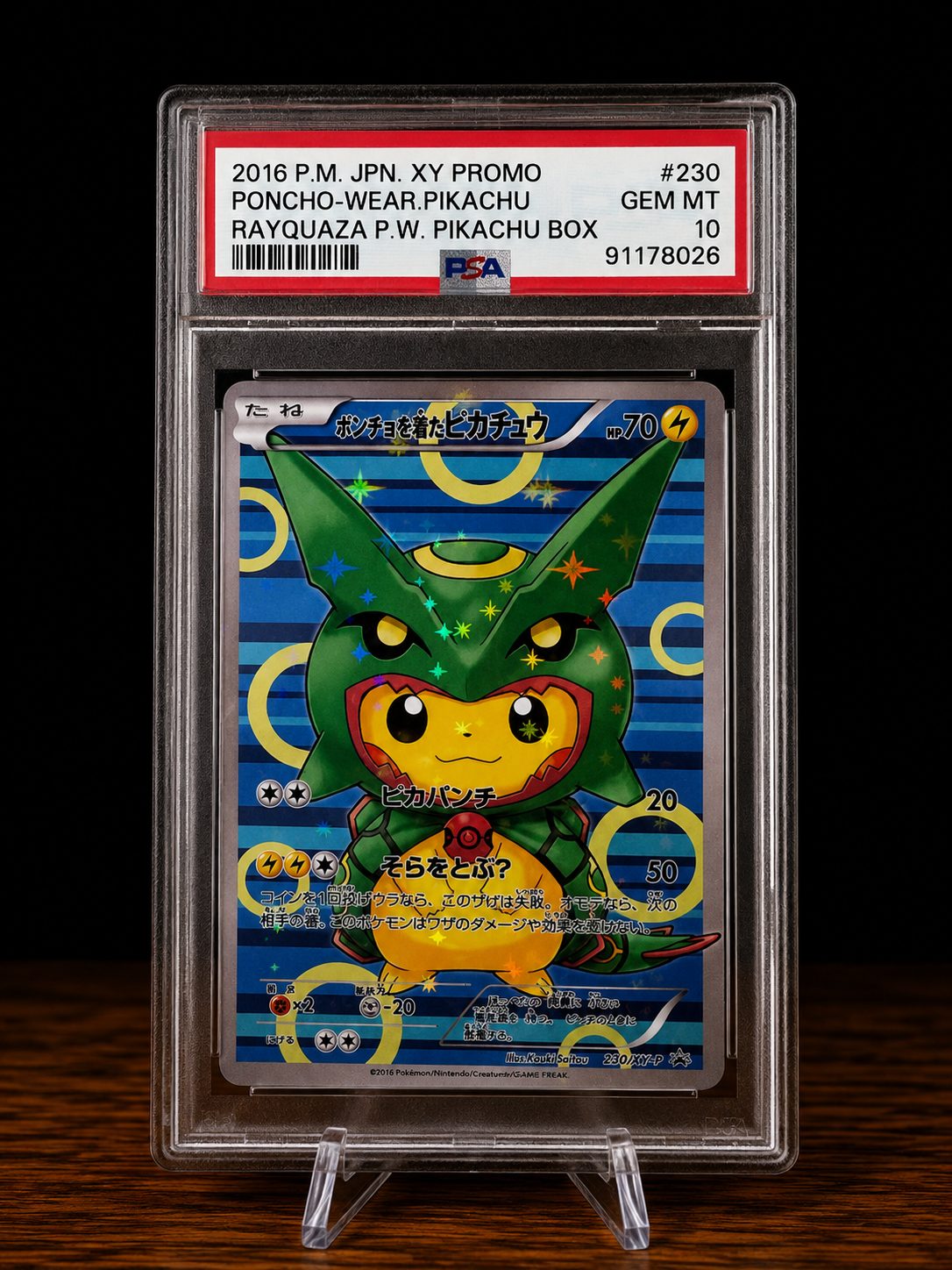 Poncho-Wearing Pikachu (Rayquaza Poncho)