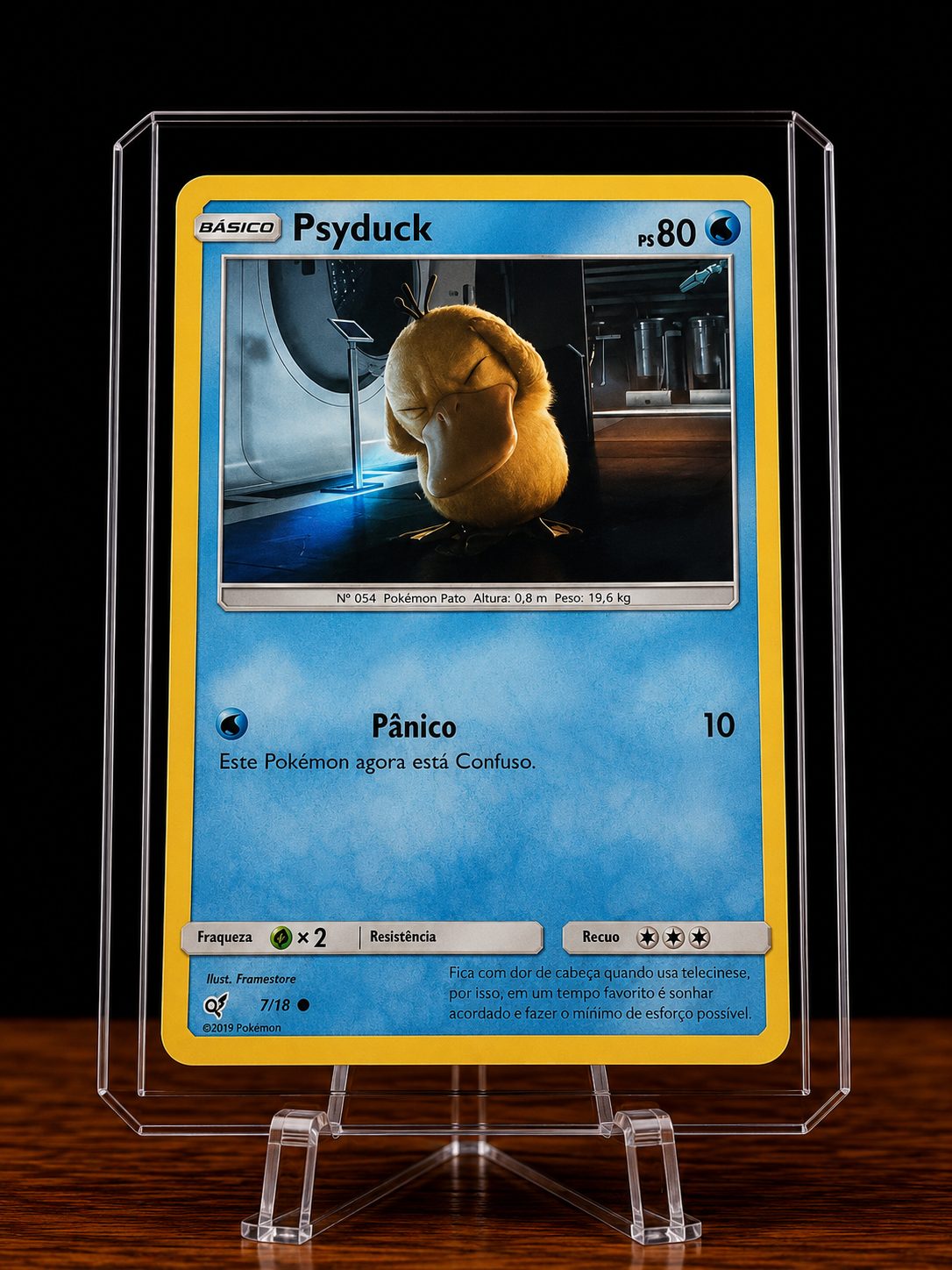 Frente da carta Psyduck