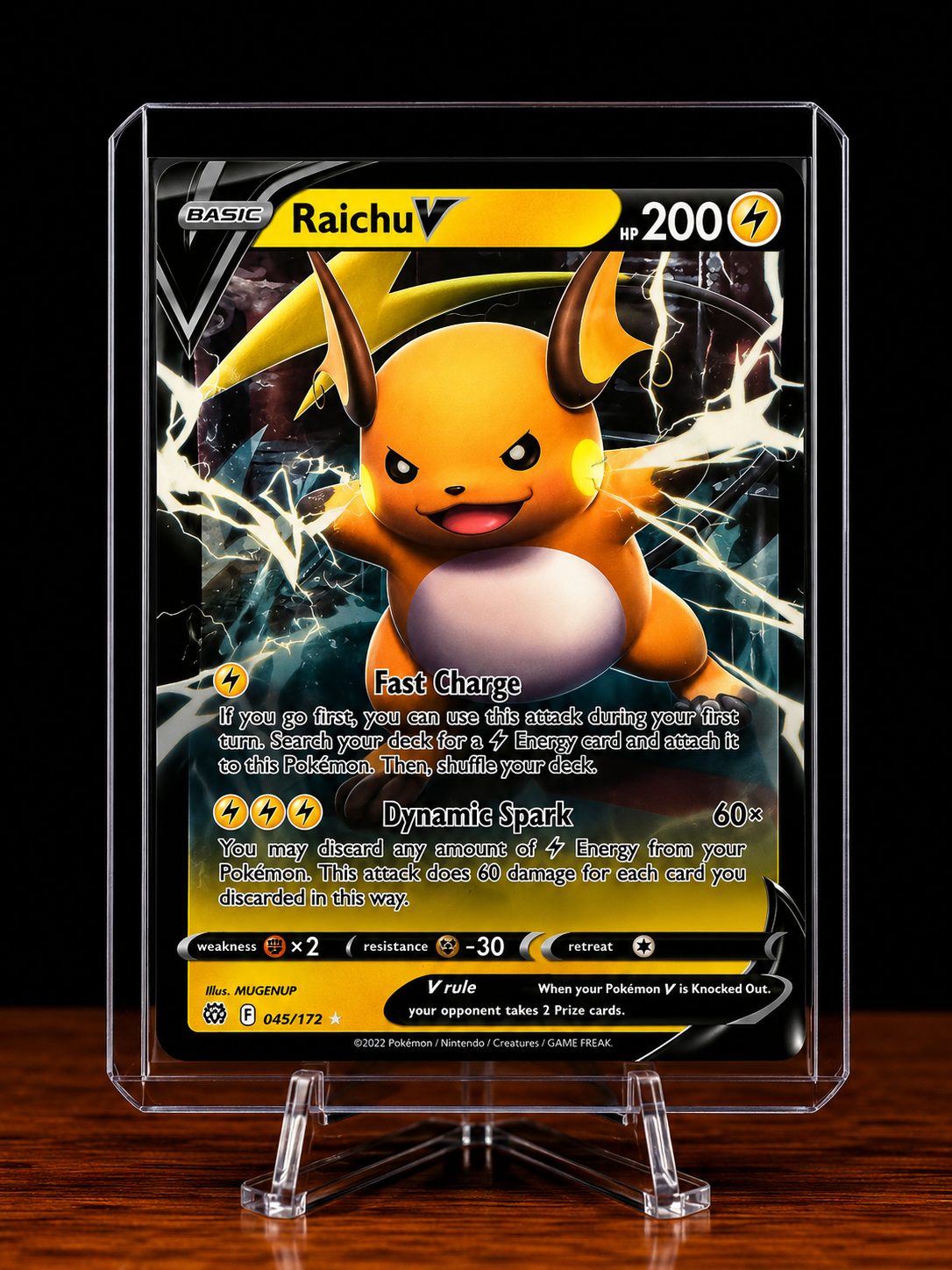 Frente da carta Raichu V