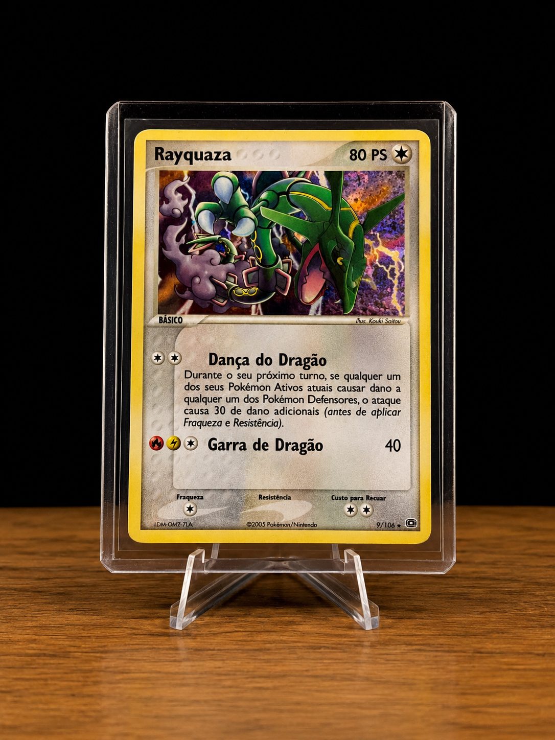 Frente da carta Rayquaza
