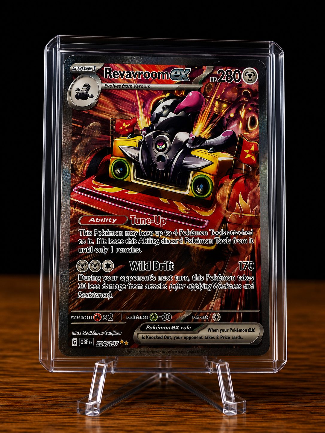 Frente da carta Revavroom ex