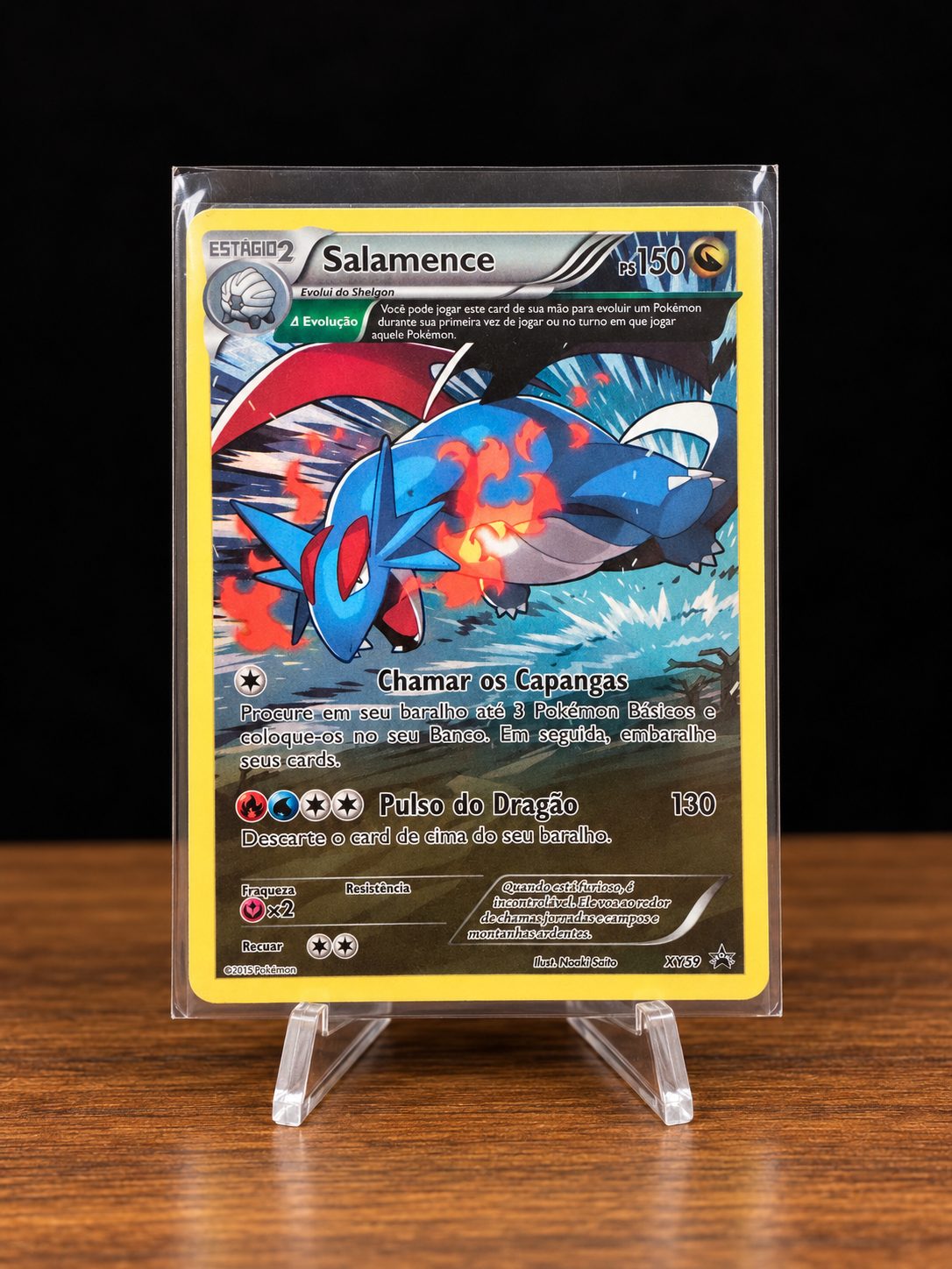 Frente da carta Salamence