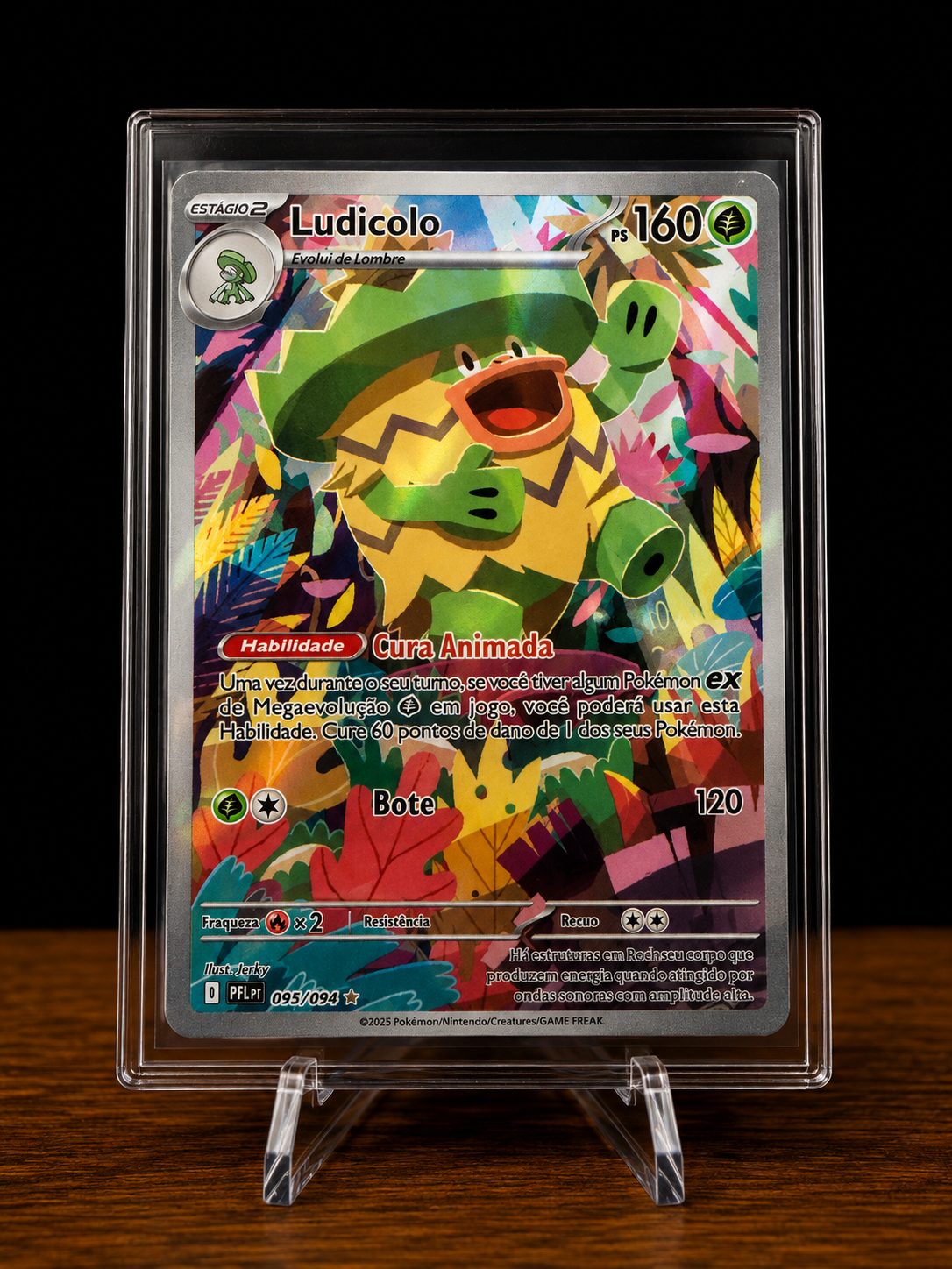 Frente da carta Ludicolo