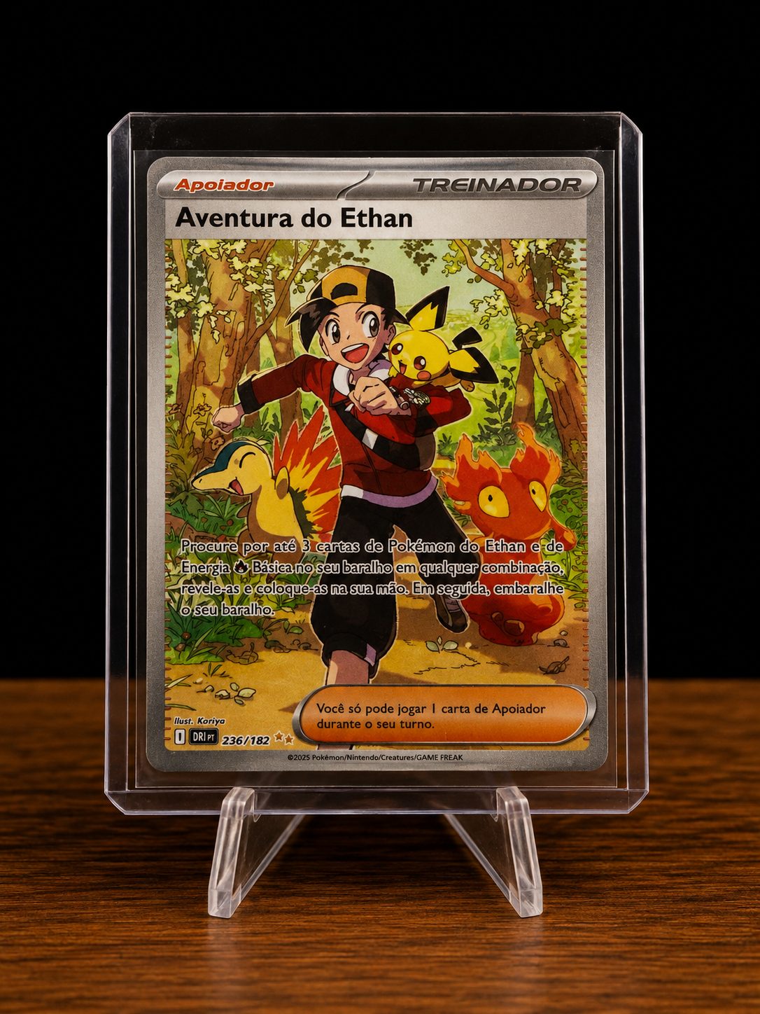 Frente da carta Aventura do Ethan