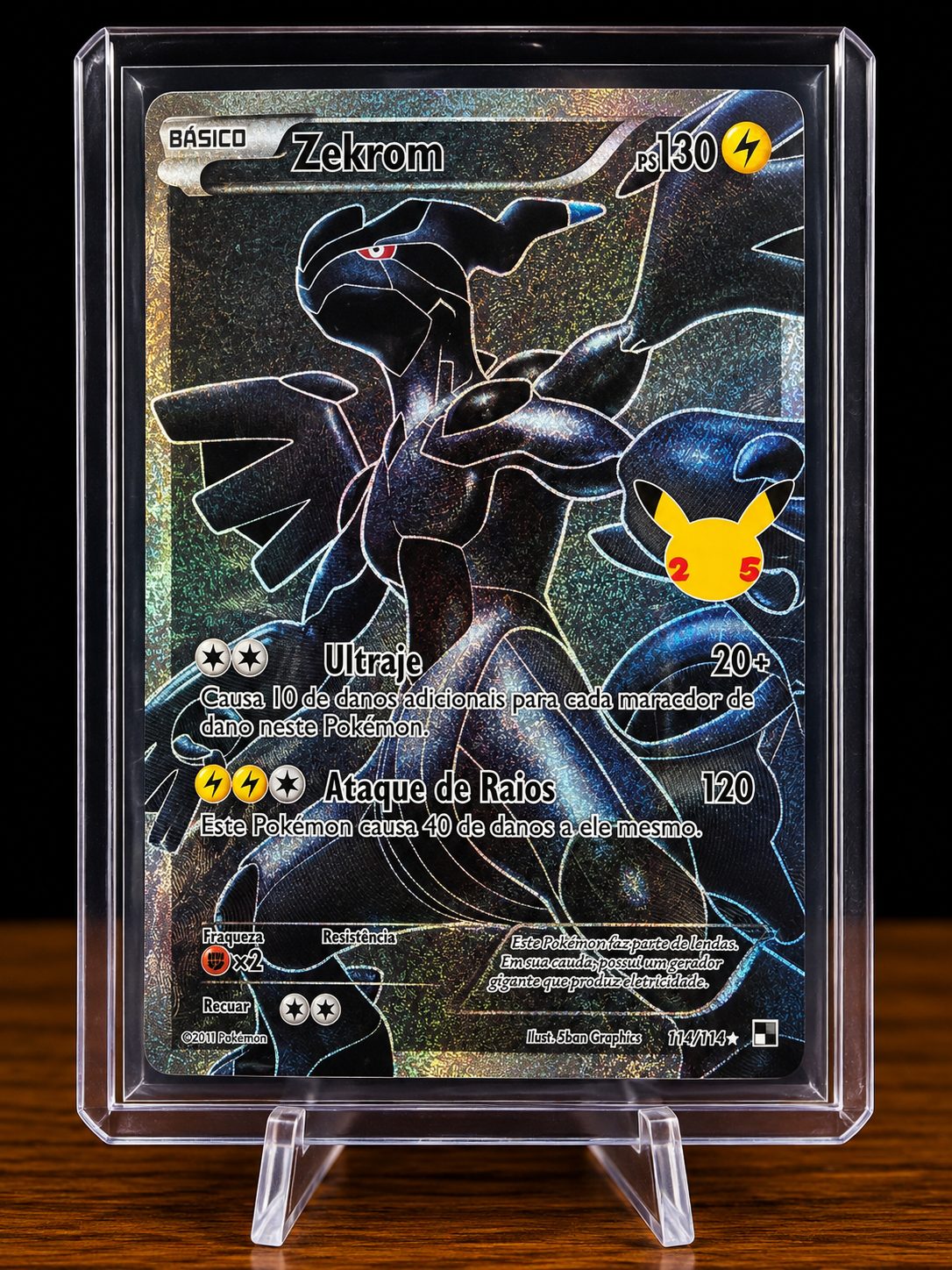 Frente da carta Zekrom