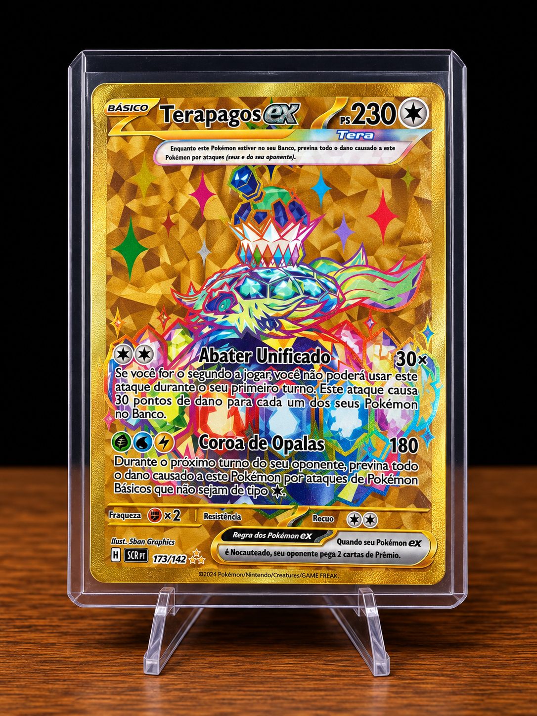 Frente da carta Terapagos ex