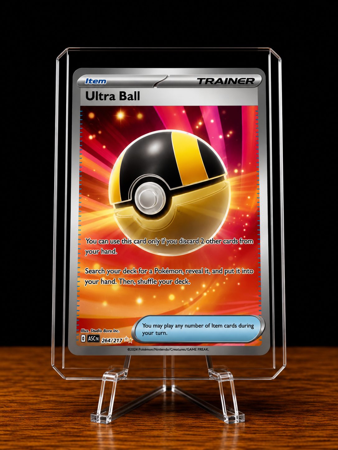 Frente da carta Ultra Ball