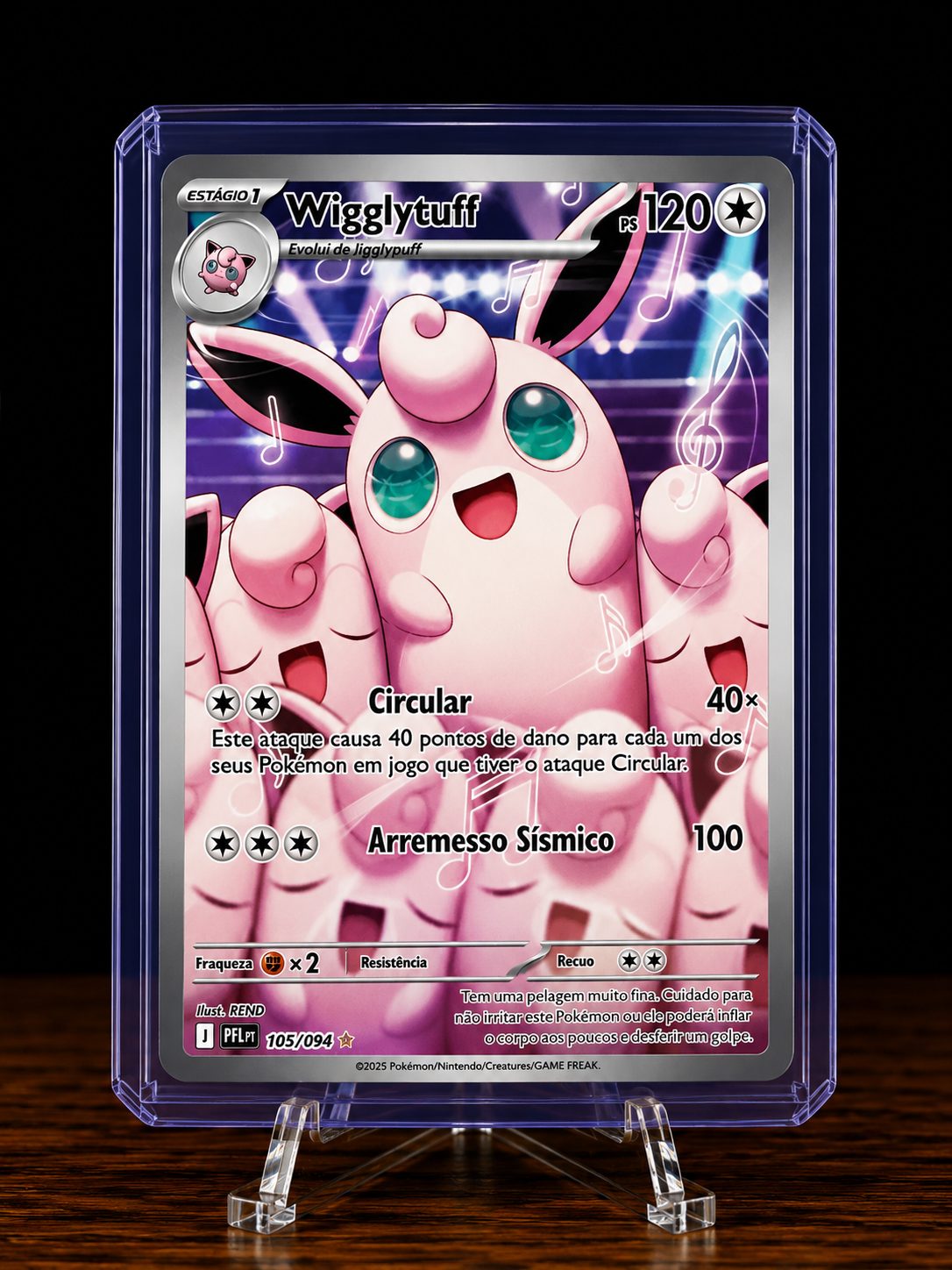 Frente da carta Wigglytuff