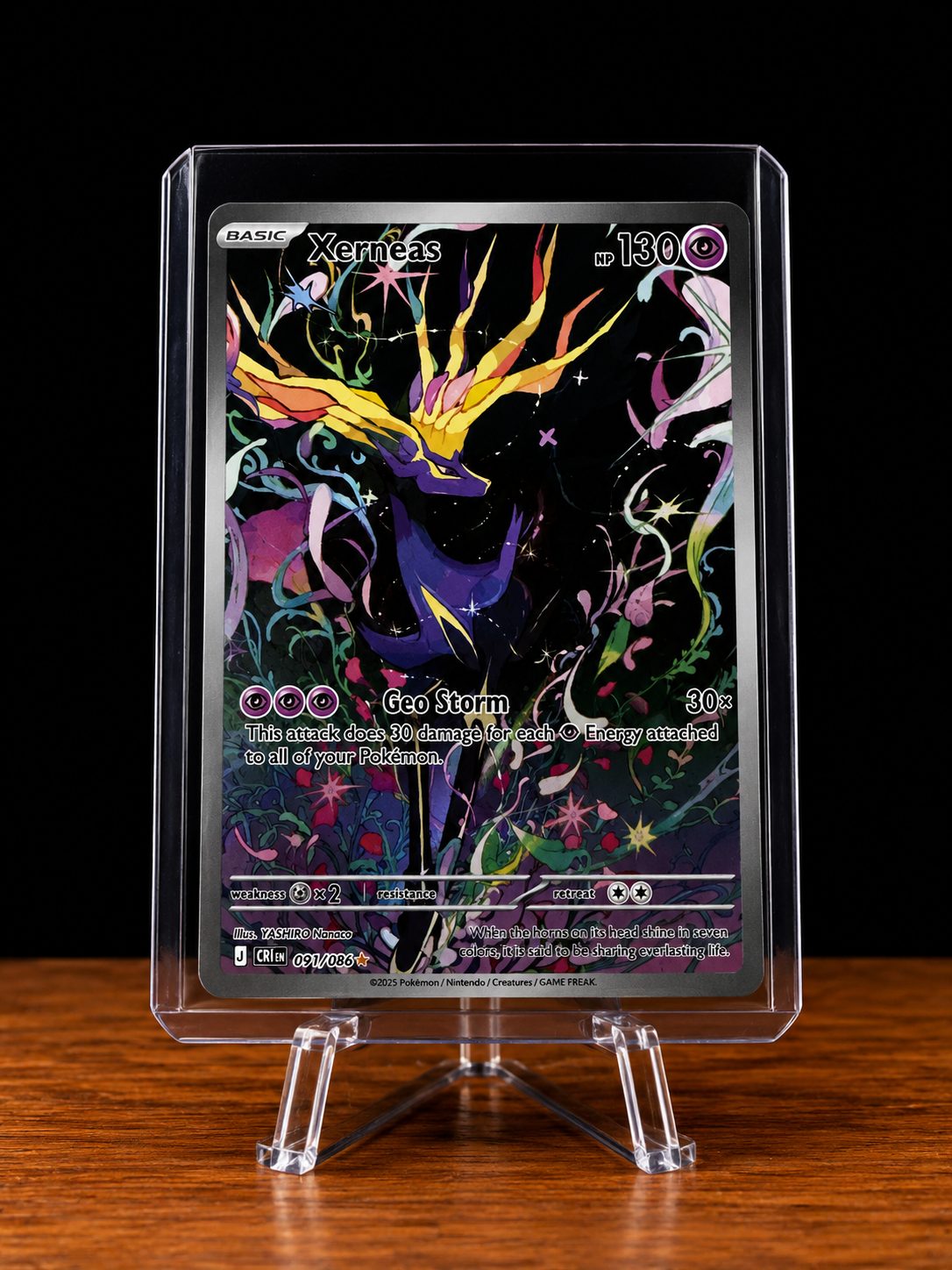 Frente da carta Xerneas