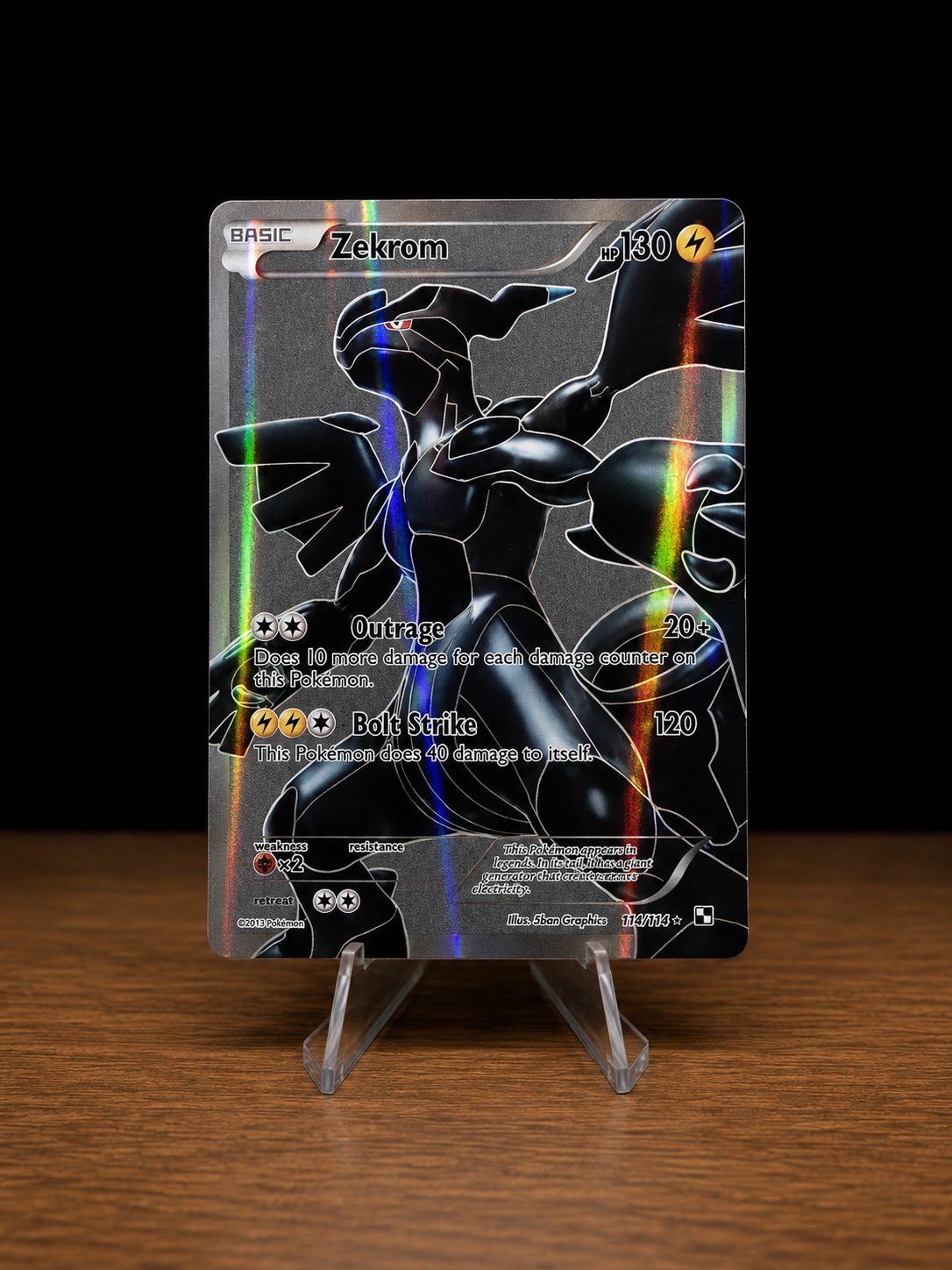 Frente da carta Zekrom