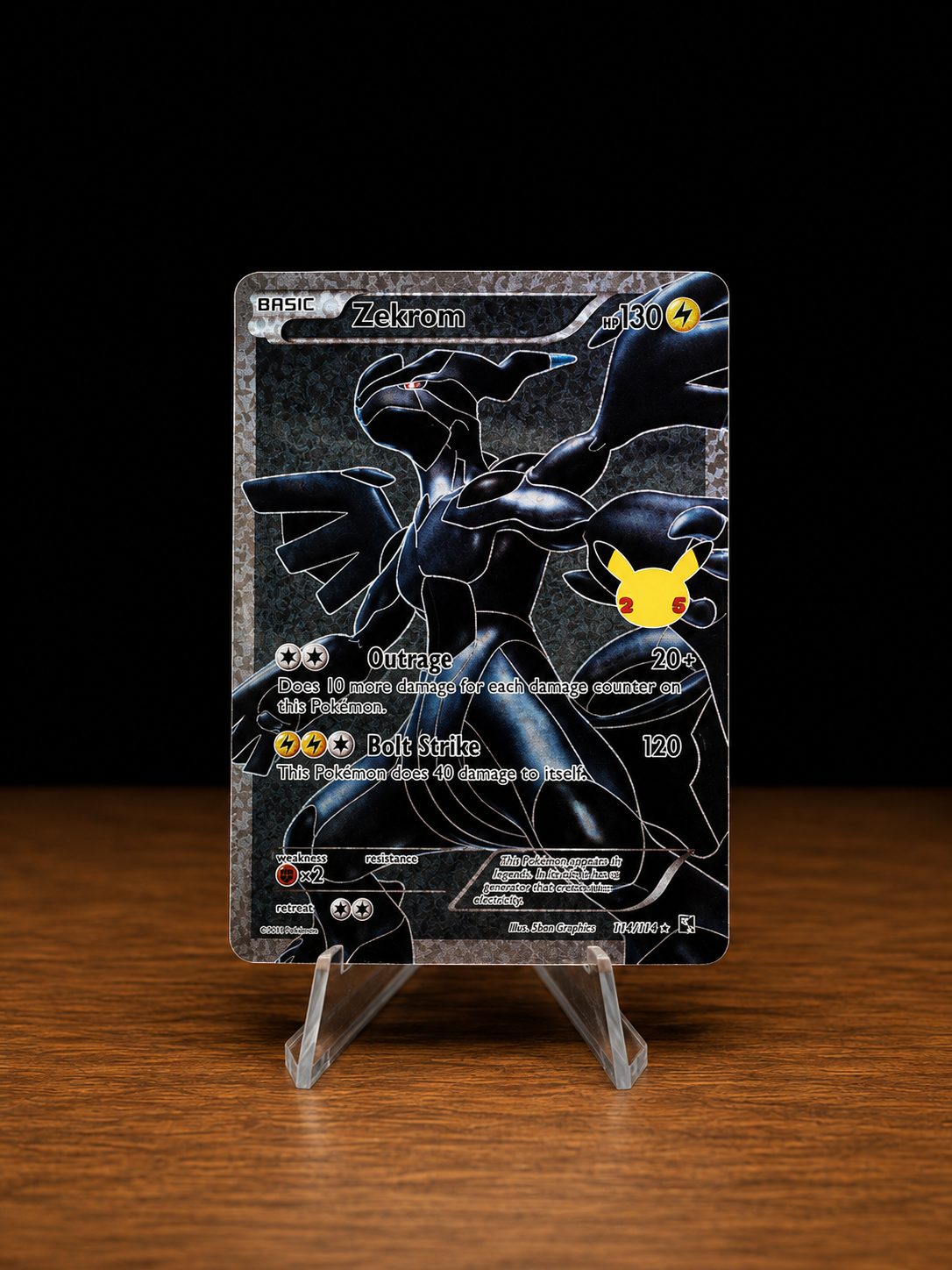 Frente da carta Zekrom