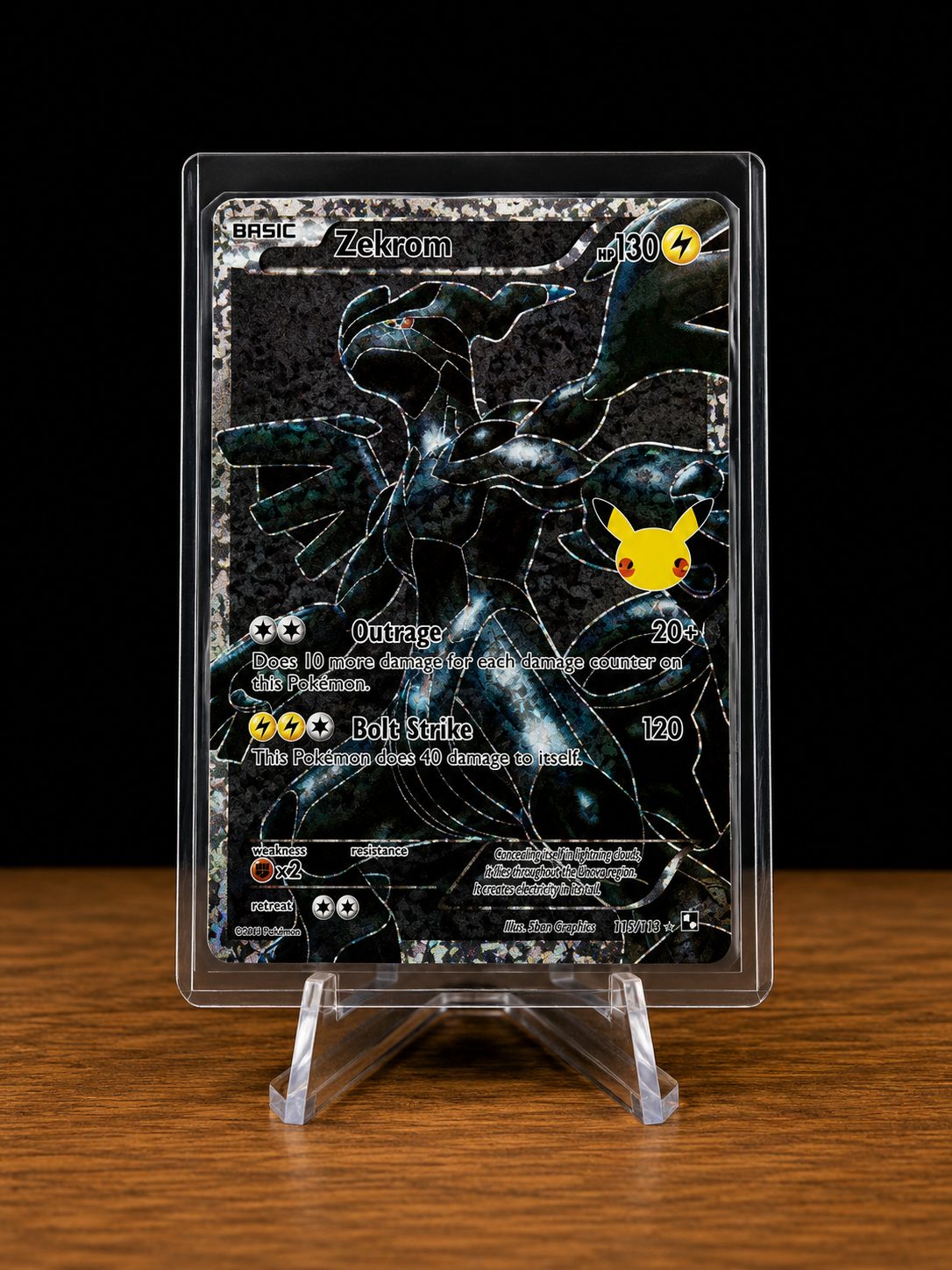 Frente da carta Zekrom